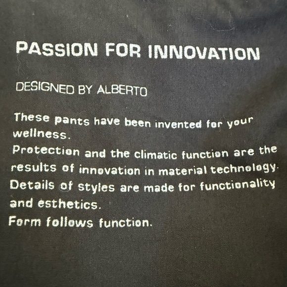 Alberto Ceramica TOM 3130 Black Stretch Dress Pants 39x36 Tech Fabric EU 110 - Picture 3 of 10